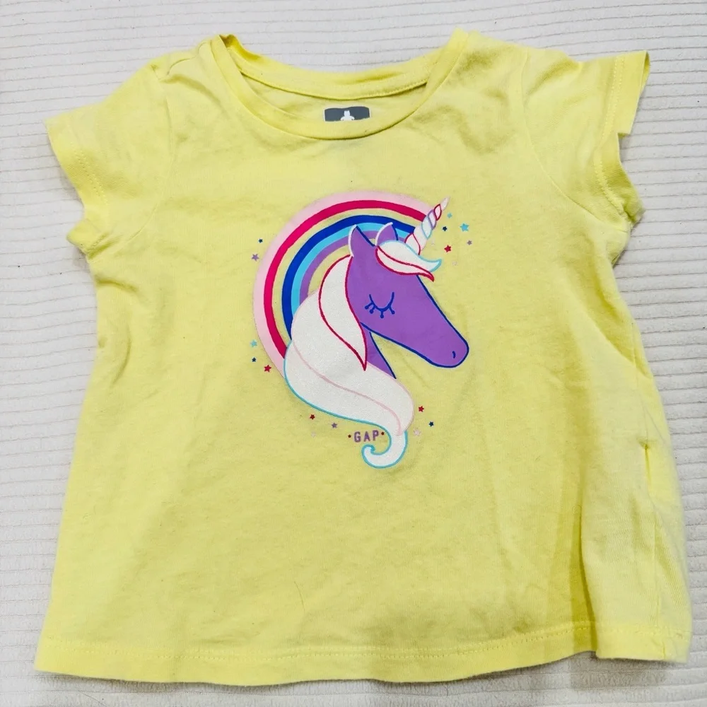 Gap Unicorn Tshirt for toddler girl size 2T GUC